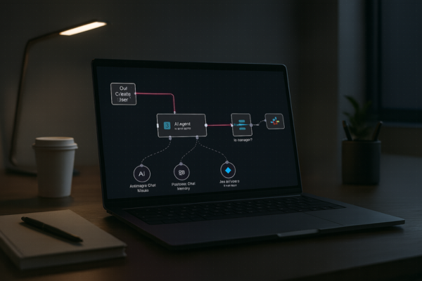 Clean 'systems working' concept