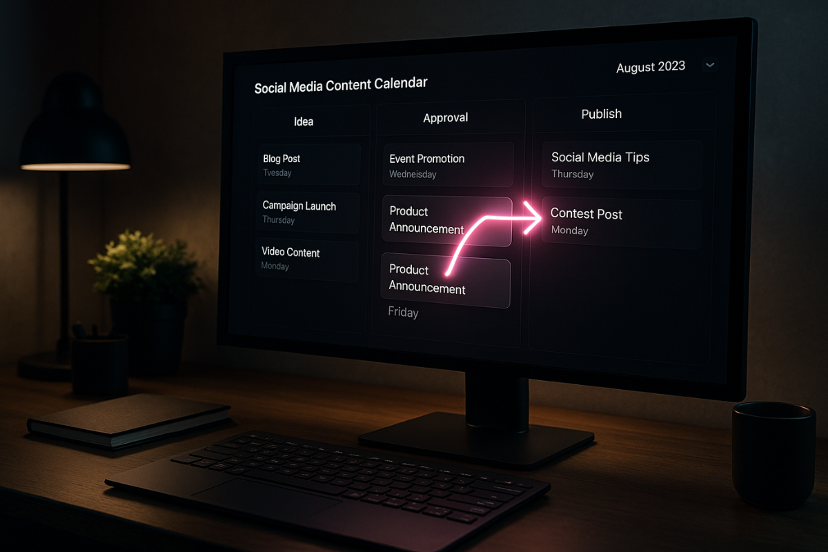Social content pipeline concept